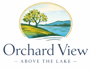 Orchard View Above the Lake logo